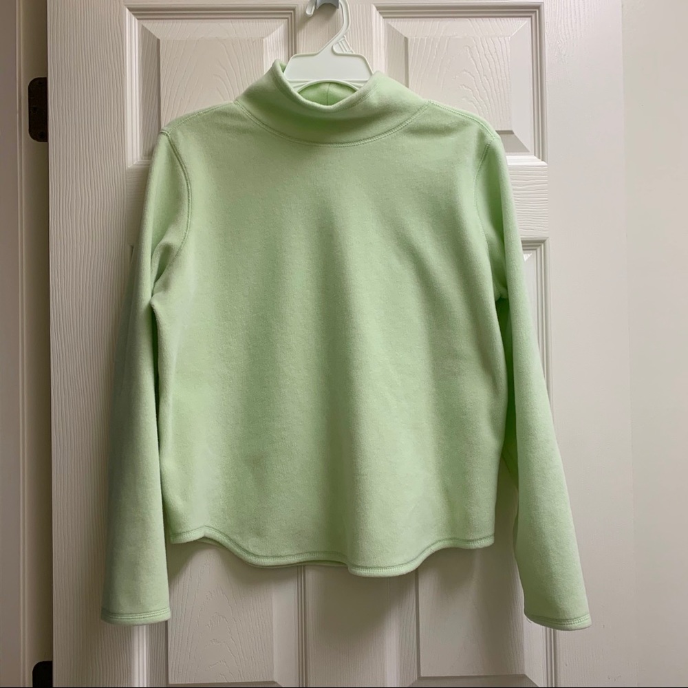 🌸 Ann Taylor Loft Pale Green Mock Turtleneck